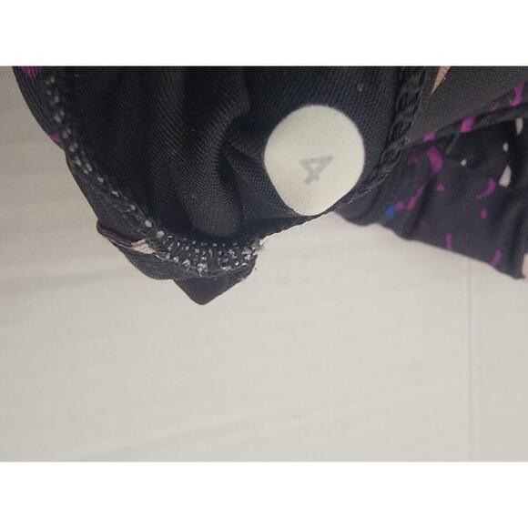 Lululemon Sport BRA Womens Sz 4 Strappy Racer Back Multicolor - Picture 7 of 7